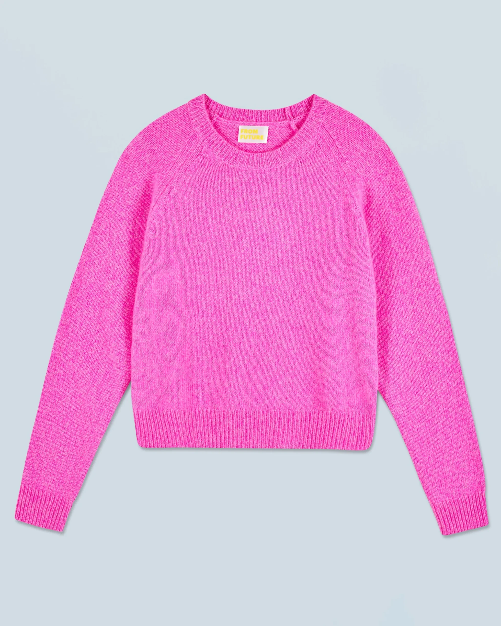 FROM FUTURE Maglione Scollo tondo Raglan BrightPinkMou Cheap