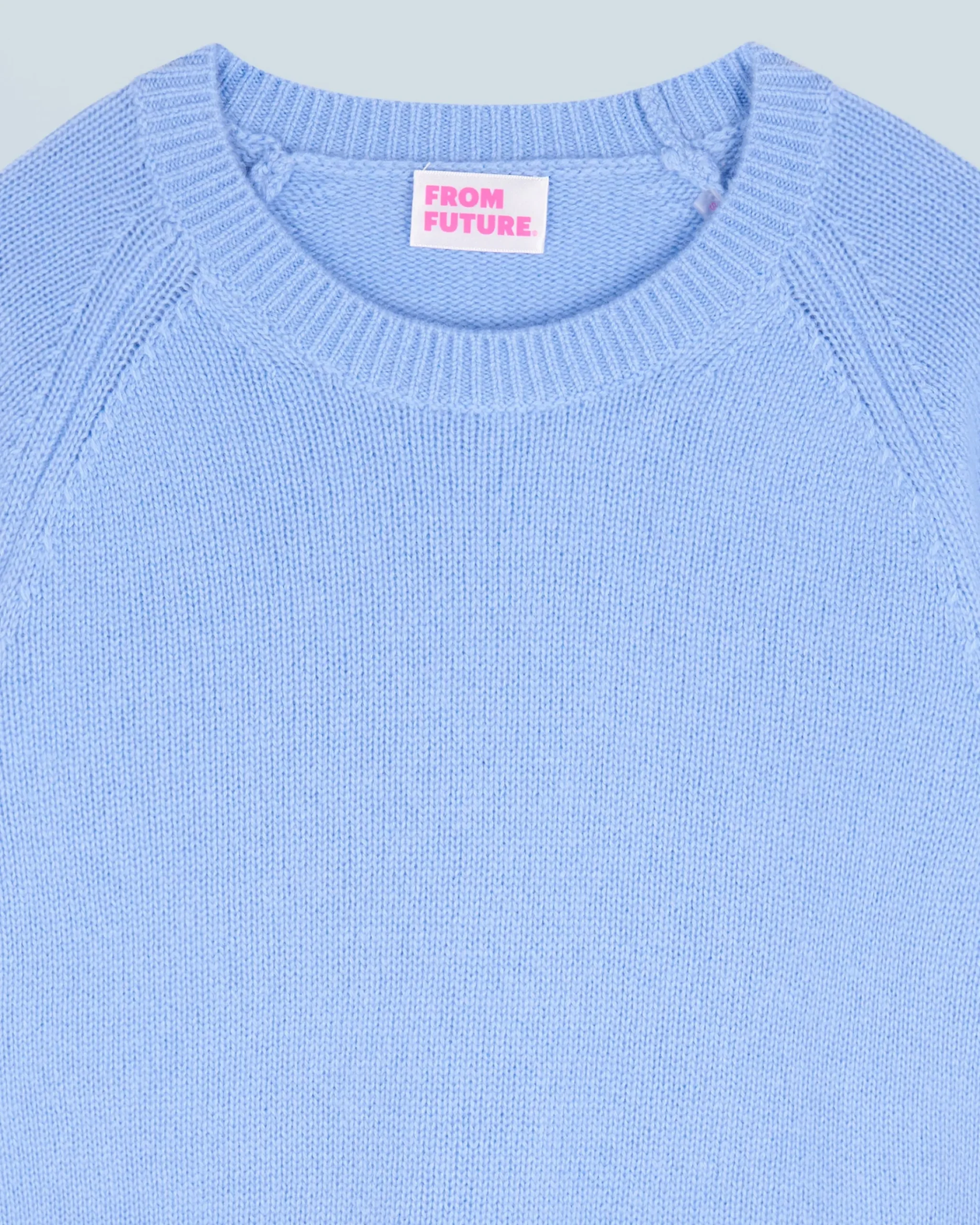 FROM FUTURE Maglione Scollo tondo Raglan FairyBlue Fashion