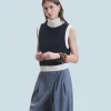 FROM FUTURE Maglione Senza maniche Nero New