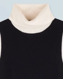 FROM FUTURE Maglione Senza maniche Nero New