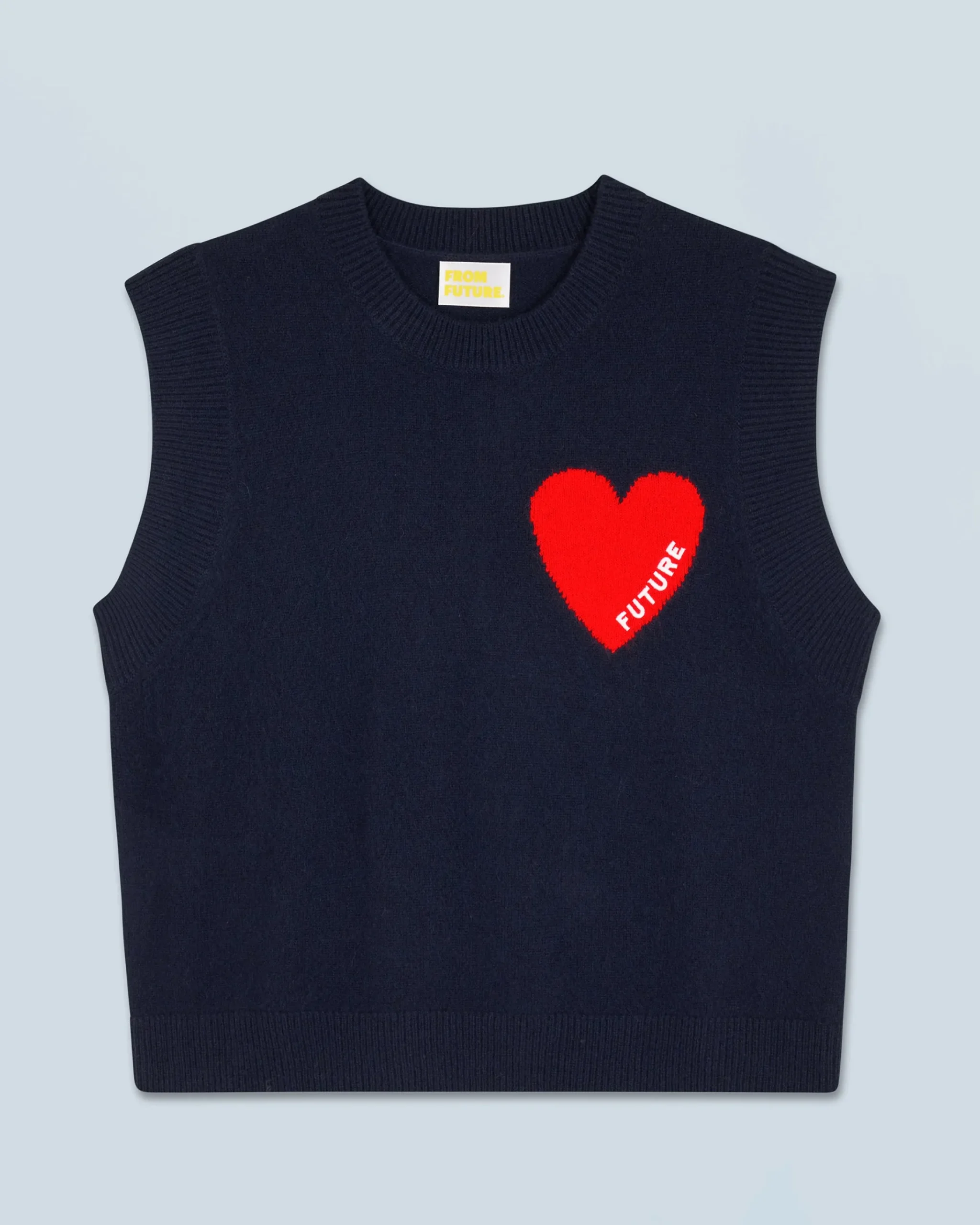 FROM FUTURE Maglione Senza maniche Cuore Leggero MarinaMilitare Discount