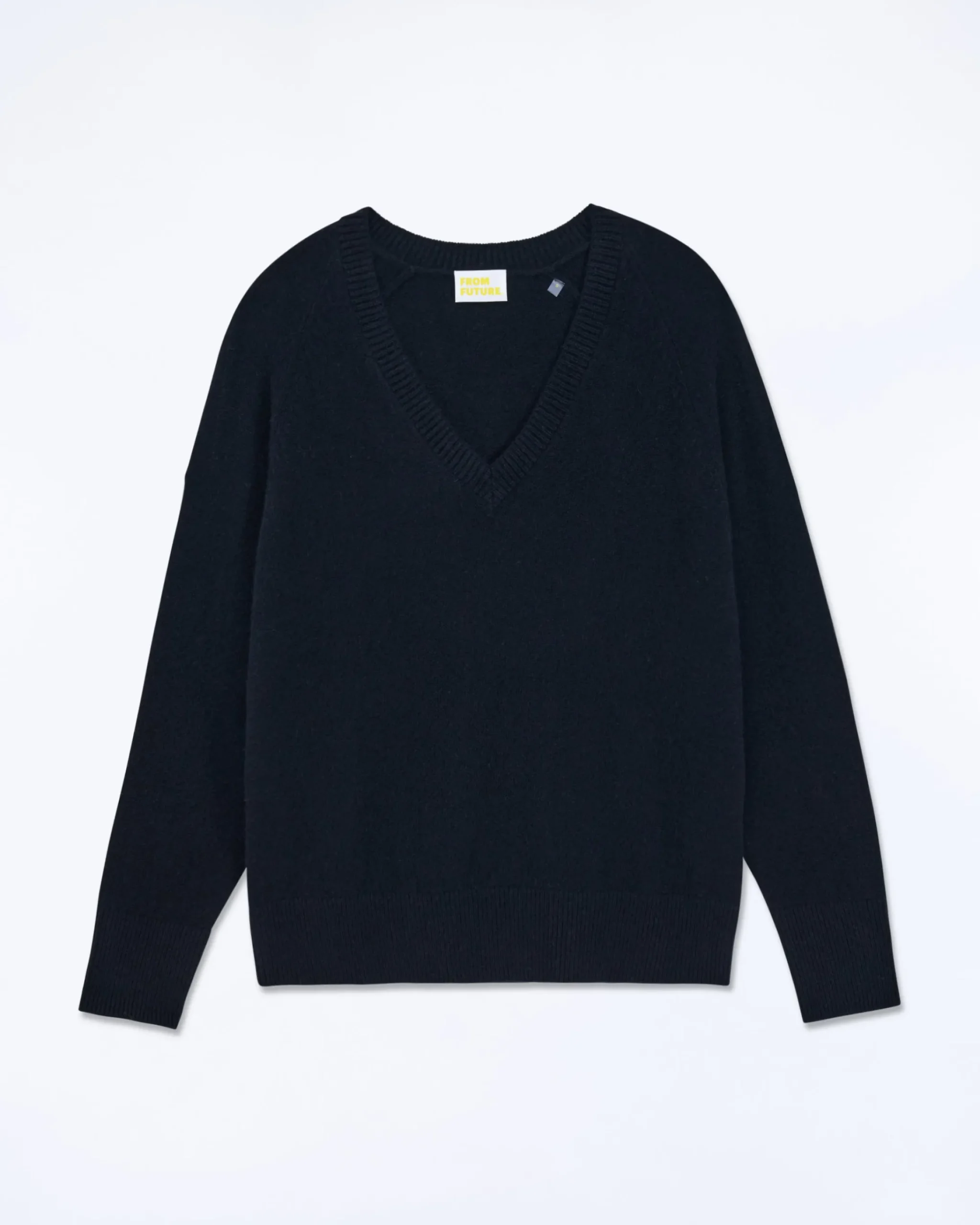 FROM FUTURE Maglioni Scollo a V Oversize Light Nero Flash Sale