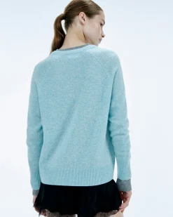 FROM FUTURE Maglioni Scollo a V Oversize Light Nero Flash Sale