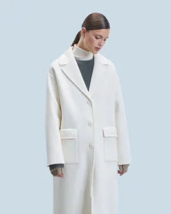 FROM FUTURE Outerwear Cappotto con Tasche Ecrù Best Sale