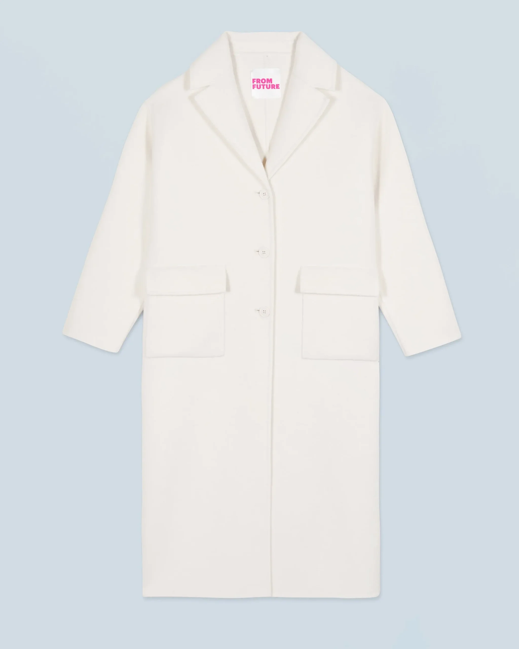 FROM FUTURE Outerwear Cappotto con Tasche Ecrù Best Sale