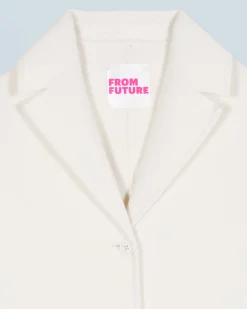 FROM FUTURE Outerwear Cappotto con Tasche Ecrù Best Sale