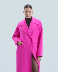 FROM FUTURE Outerwear Cappotto Doppiopetto UtopicPink Fashion