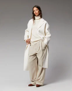 FROM FUTURE Outerwear Cappotto Lungo Double face Ecrù Hot