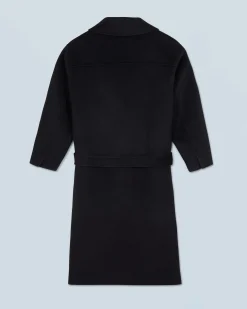 FROM FUTURE Outerwear Cappotto Vestaglia Nero Fashion