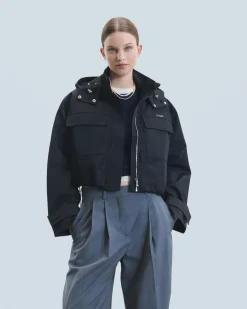 FROM FUTURE Outerwear Giacca Nero Cheap