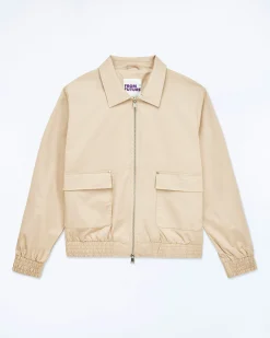 FROM FUTURE Outerwear Giacca Beige Fashion