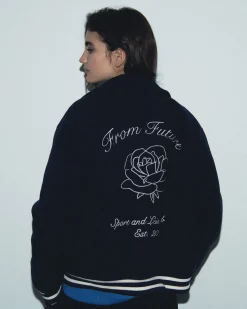 FROM FUTURE Outerwear Giacca MarinaMilitare Hot
