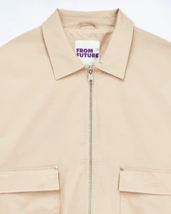 FROM FUTURE Outerwear Giacca Beige Fashion