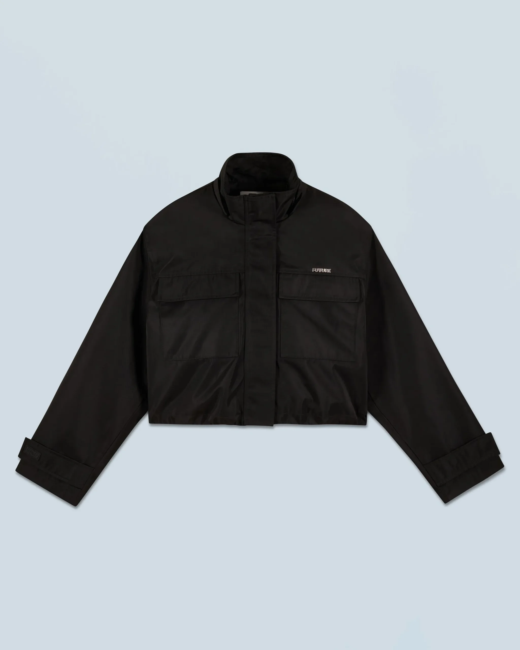 FROM FUTURE Outerwear Giacca Nero Cheap