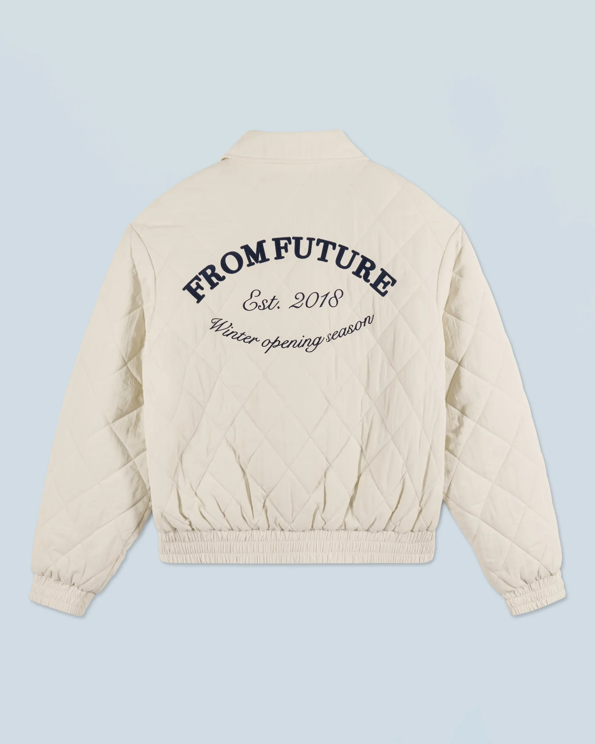 FROM FUTURE Outerwear Giacca Bomber Trapuntata Sabbiadeldeserto Cheap