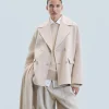 FROM FUTURE Outerwear Giacca Caban Sabbiadeldeserto Cheap
