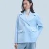 FROM FUTURE Outerwear Giacca Caban BabyBlue Online
