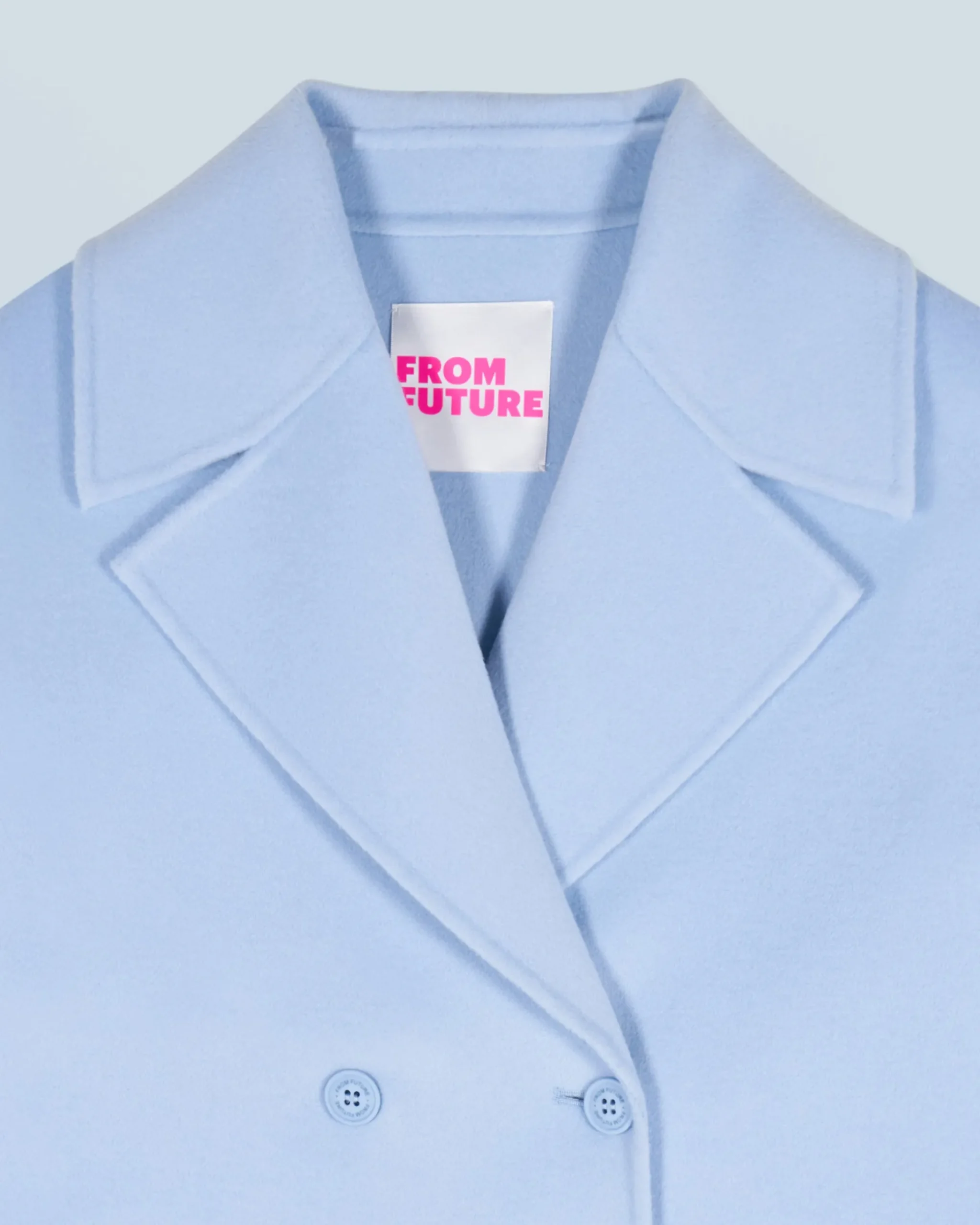FROM FUTURE Outerwear Giacca Caban BabyBlue Online