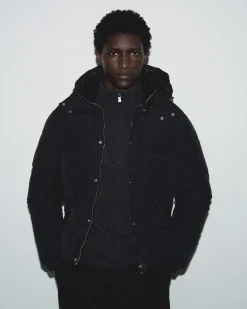 FROM FUTURE Outerwear Piumino Nero Clearance