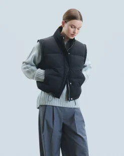FROM FUTURE Outerwear Piumino Crackle Nero Discount
