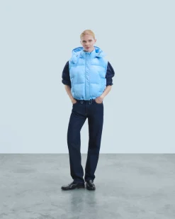 FROM FUTURE Outerwear Piumino Crackle BabyBlue Online