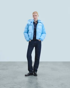 FROM FUTURE Outerwear Piumino Crackle BabyBlue Online