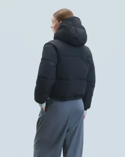 FROM FUTURE Outerwear Piumino Crackle Nero Discount