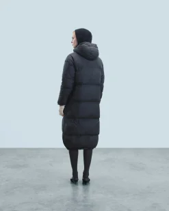 FROM FUTURE Outerwear Piumino Lungo Nero Outlet