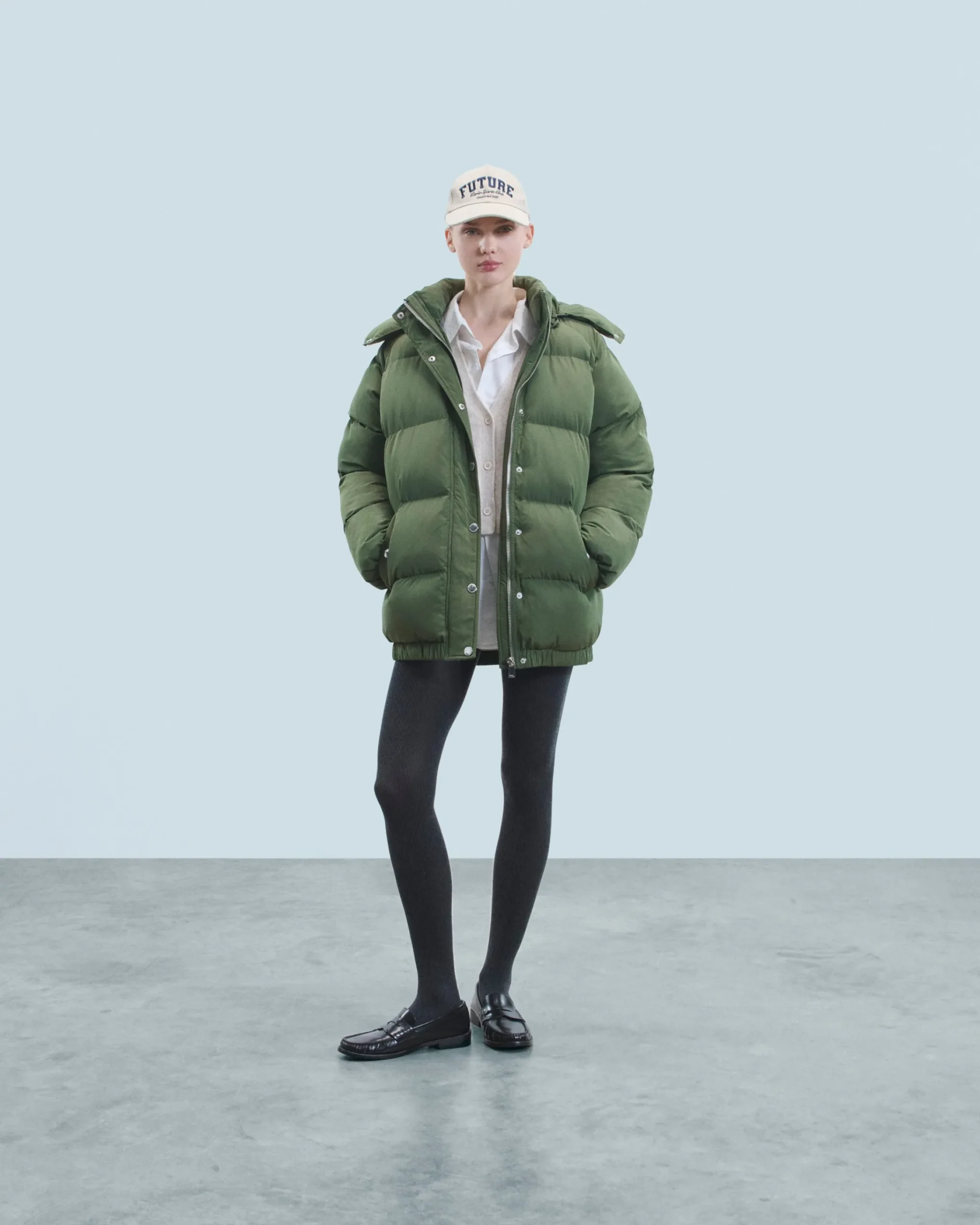 FROM FUTURE Outerwear Piumino Midi Cachi Outlet