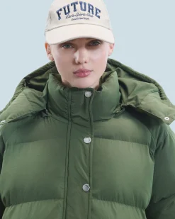 FROM FUTURE Outerwear Piumino Midi Cachi Outlet