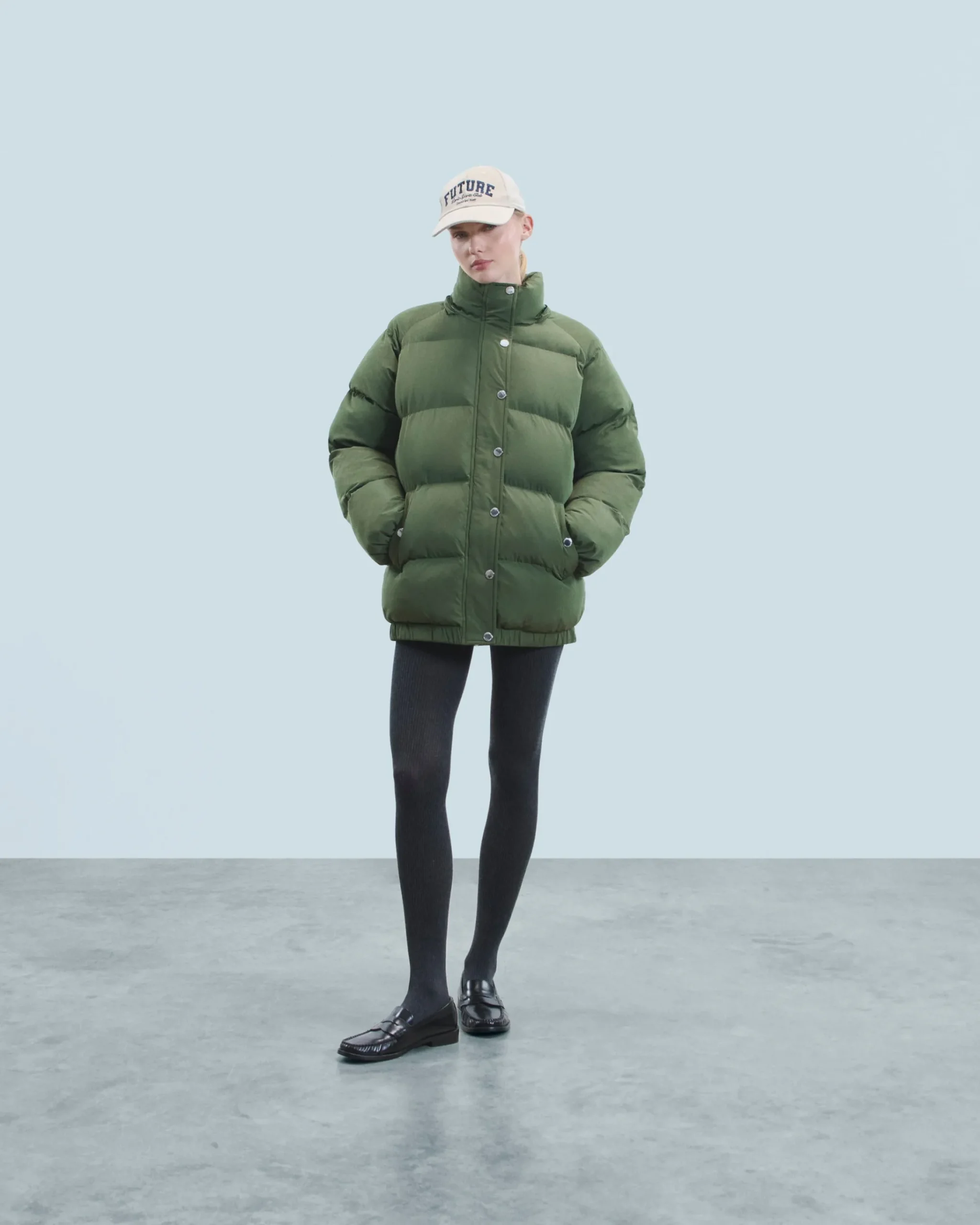 FROM FUTURE Outerwear Piumino Midi Cachi Outlet
