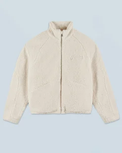 FROM FUTURE Outewear Giacca Sherpa Ecrù Best Sale