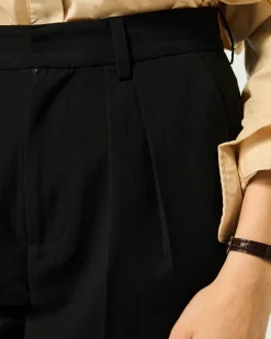 FROM FUTURE Pantaloni Larghi Nero Flash Sale