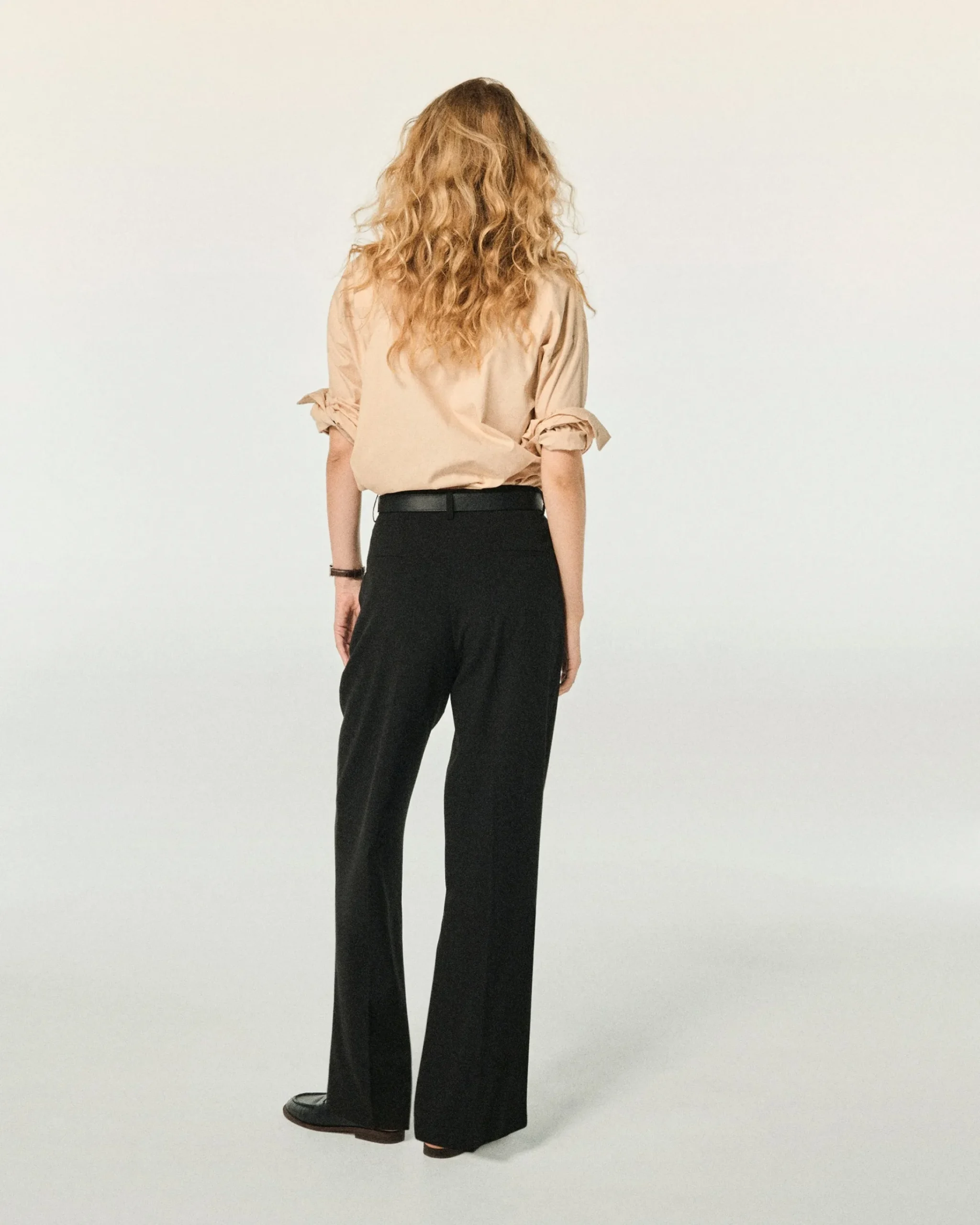 FROM FUTURE Pantaloni Larghi Nero Flash Sale