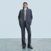 FROM FUTURE Pantaloni Larghi Tailoring GrayStripes Best Sale