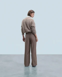 FROM FUTURE Pantaloni Larghi Tailoring Taupe Shop