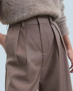 FROM FUTURE Pantaloni Larghi Tailoring Taupe Shop