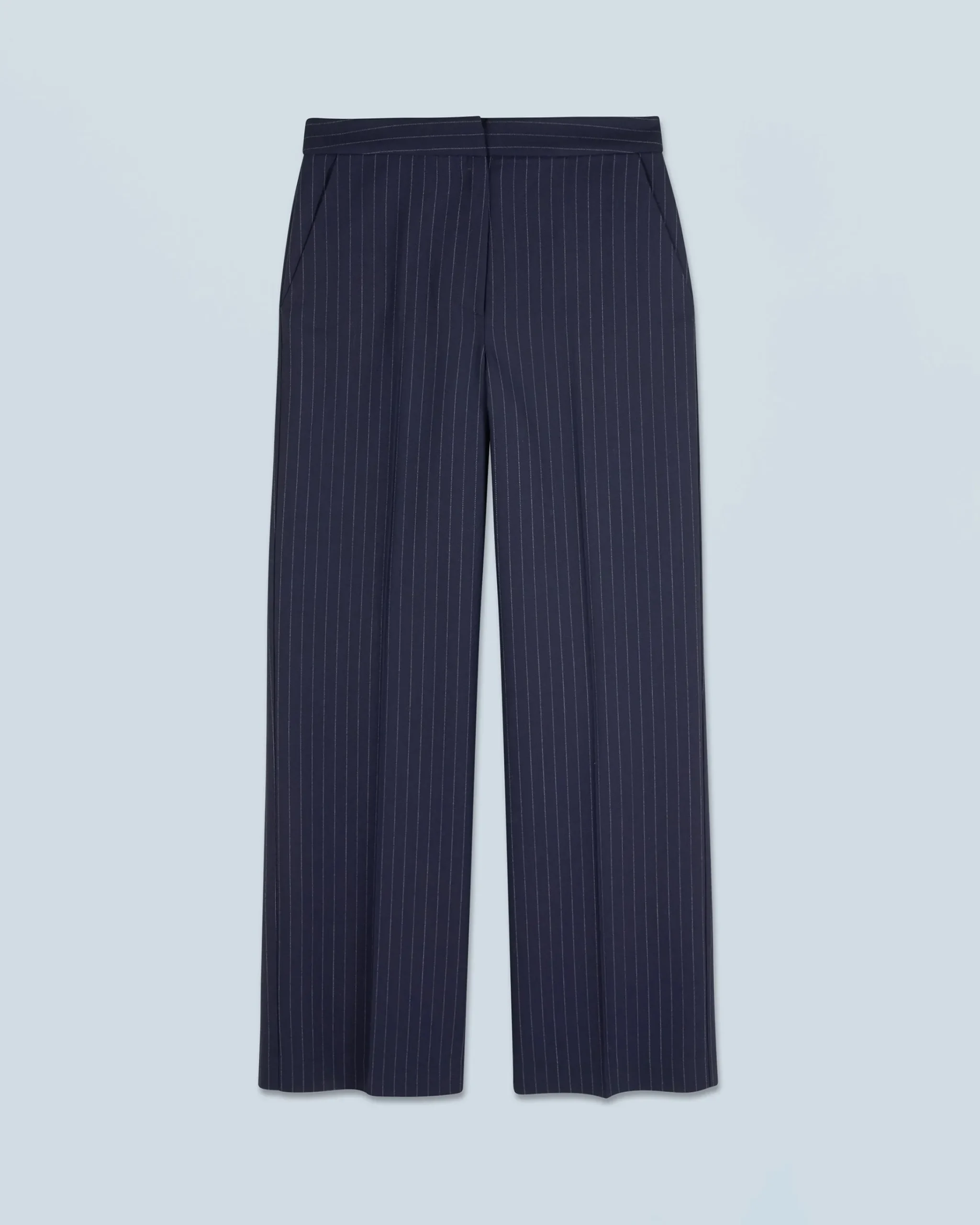 FROM FUTURE Pantaloni Larghi Tailoring NavyStripes Online