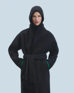 FROM FUTURE Passamontagna Regular a Coste Nero Best Sale