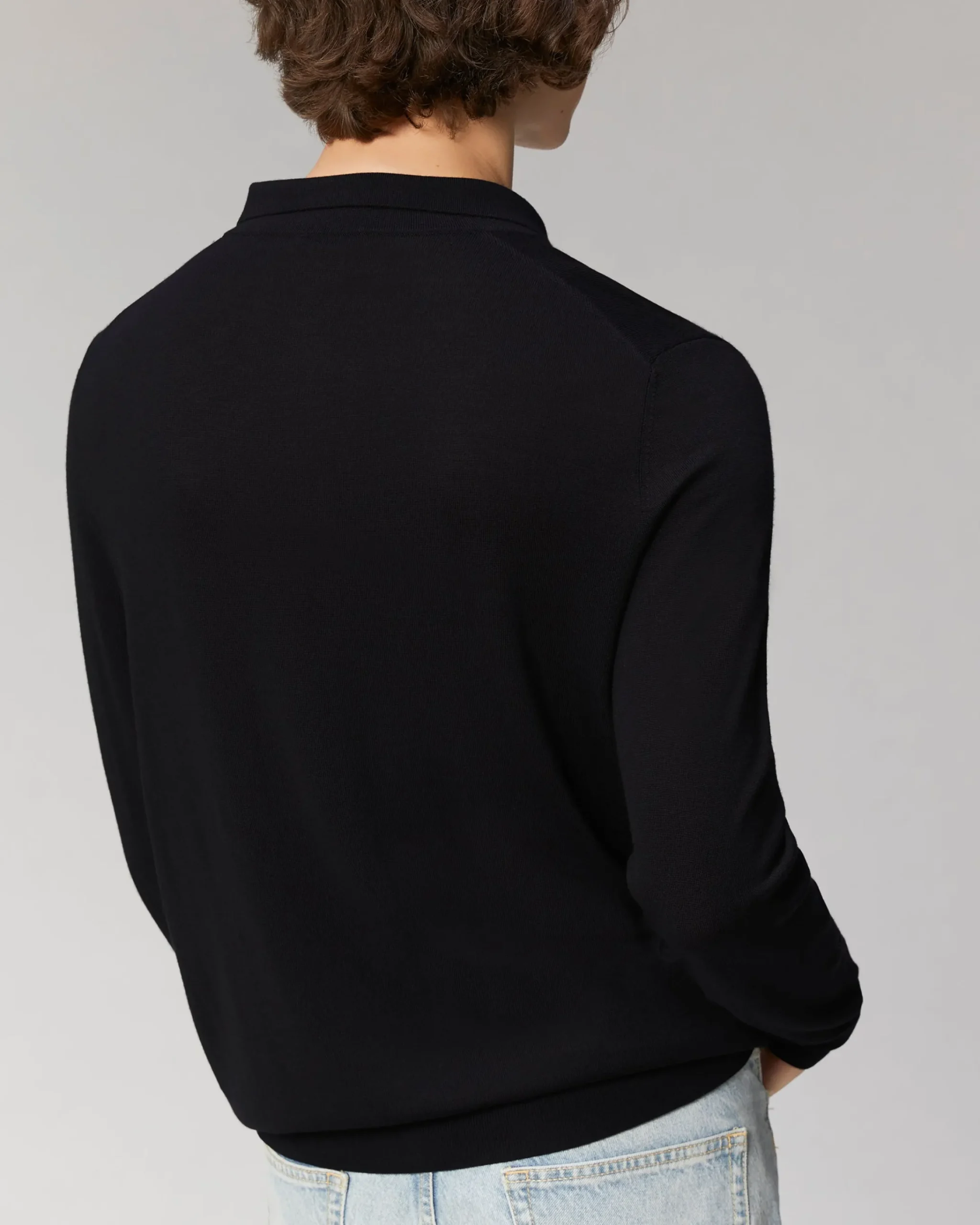 FROM FUTURE Pull Basic con Collo Alto Nero Best