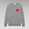 FROM FUTURE Pull Girocollo con cuore Grigioericascuro Store