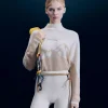 FROM FUTURE Pullover Collo alto Beige Outlet