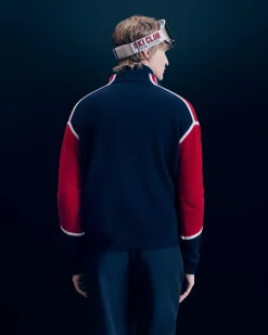 FROM FUTURE Pullover Collo alto con Zip Sci Club MarinaMilitare Clearance