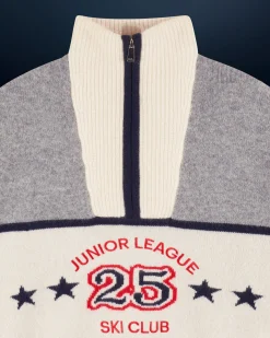 FROM FUTURE Pullover Collo alto con Zip Grigioericascuro Cheap