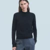 FROM FUTURE Pullover Collo alto Leggero Nero Cheap