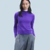 FROM FUTURE Pullover Collo alto Leggero PopPurple Flash Sale