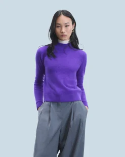 FROM FUTURE Pullover Collo alto Leggero PopPurple Flash Sale