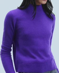 FROM FUTURE Pullover Collo alto Leggero PopPurple Flash Sale