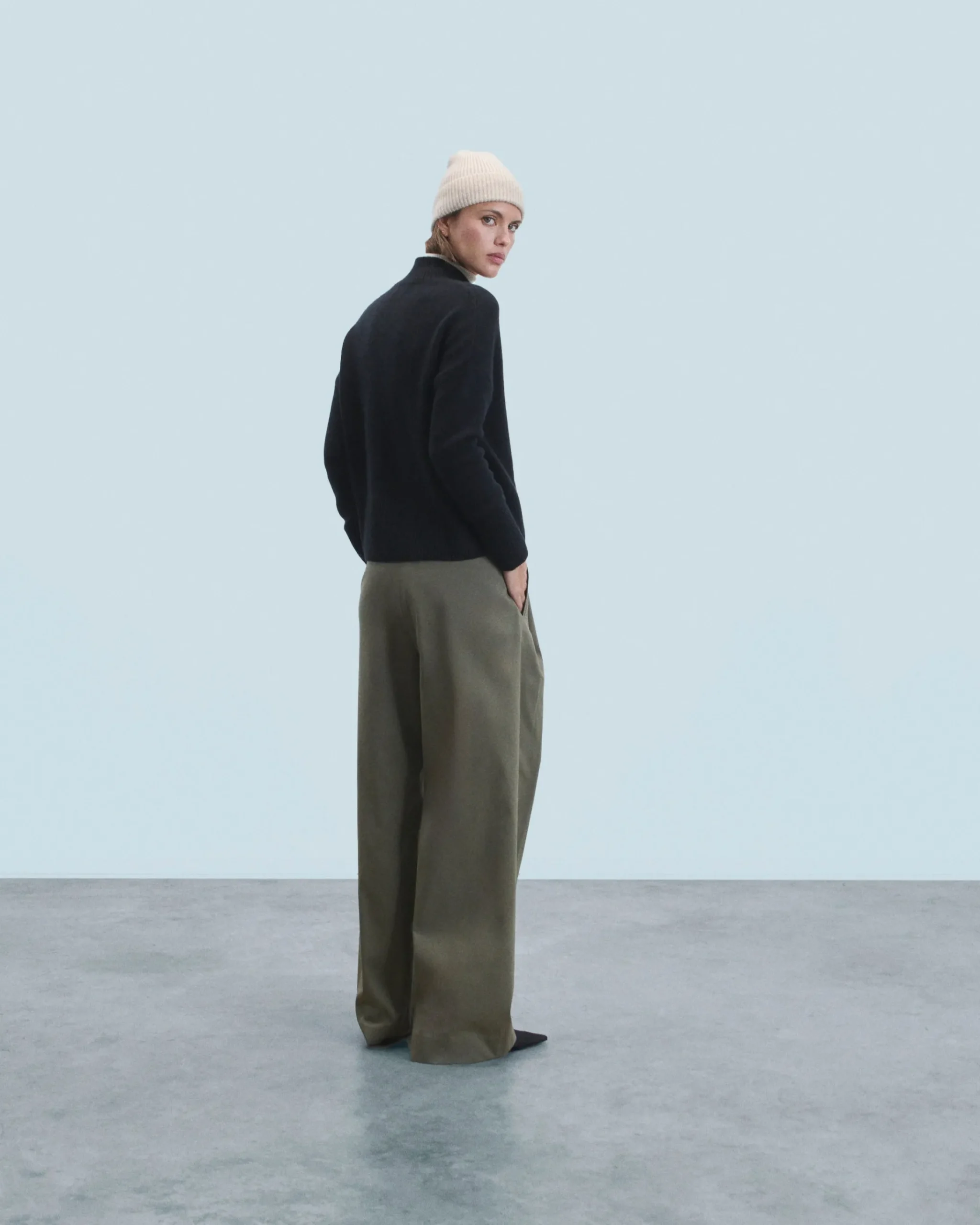 FROM FUTURE Pullover Collo alto Oversize Nero Online