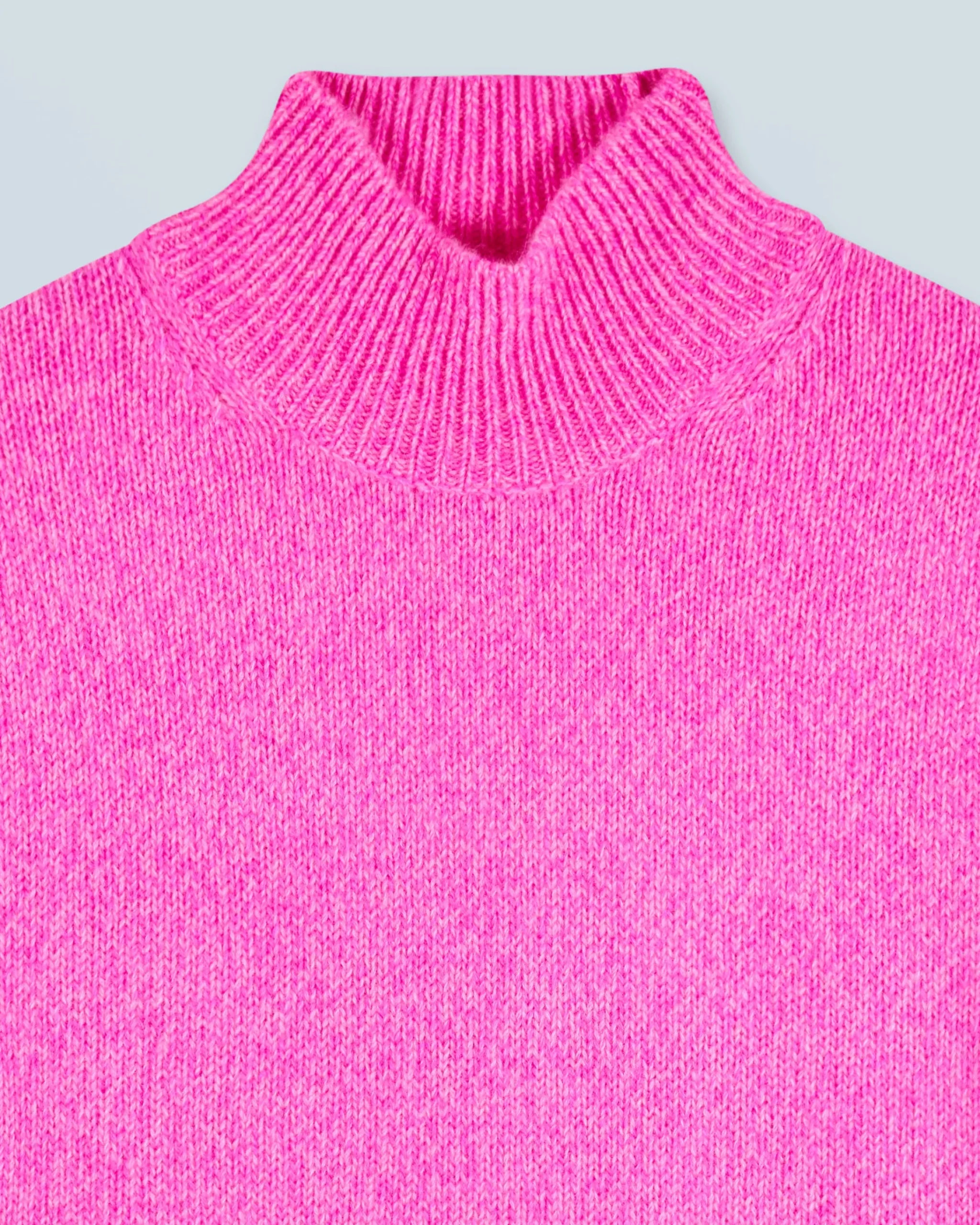 FROM FUTURE Pullover Collo alto Oversize BrightPinkMou Hot